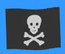 Waving Jolly Roger