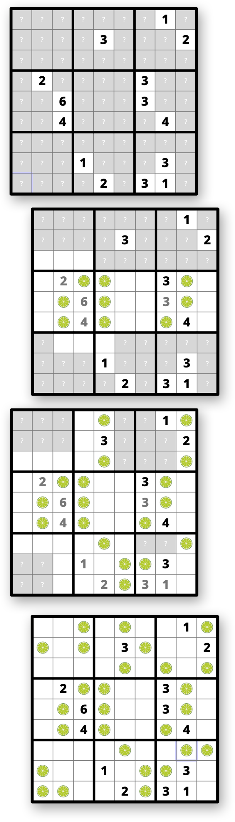 Example solve sequence